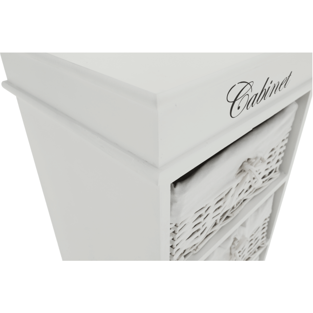 Comoda BLANCO, alb