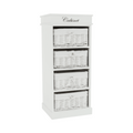 Comoda BLANCO, alb