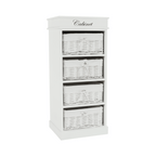 Comoda BLANCO, alb