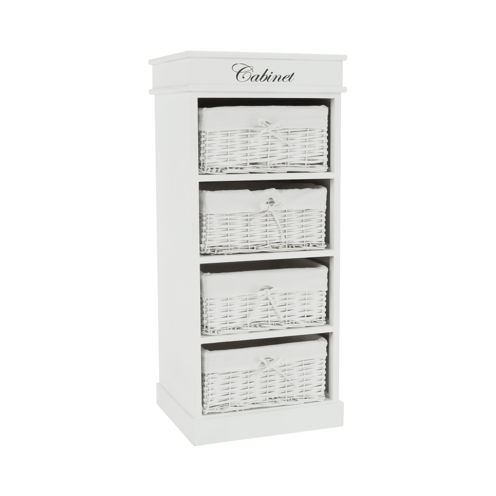 Comoda BLANCO, alb
