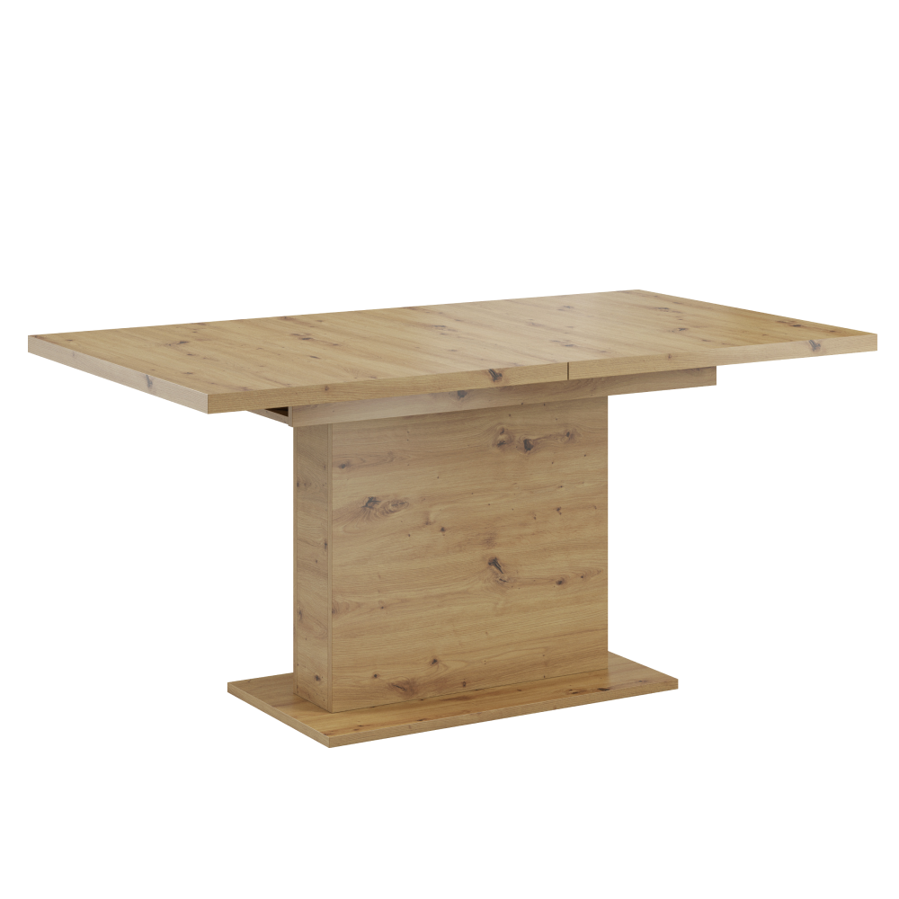 Masa de sufragerie extensibila BOBA, stejar artisan, 160-200x90 cm