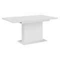 Masa dining extensibila BOBA, alba, 160-200x90 cm