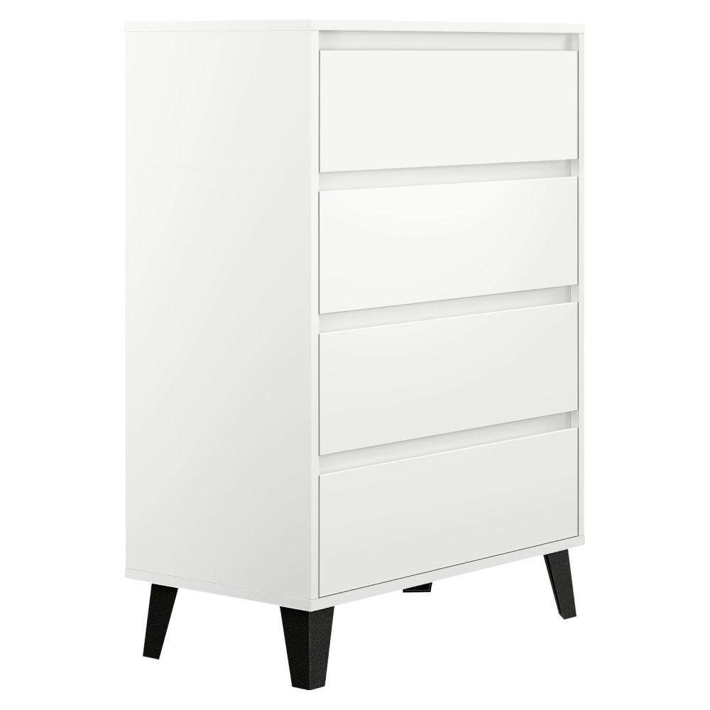 Comoda BOGAN NEW 4S70, alba