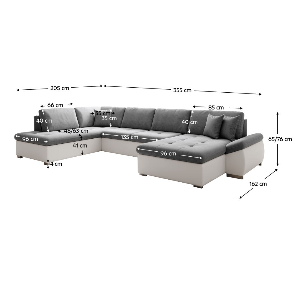 Coltar in forma de U extensibil MATAR, vedere 3
