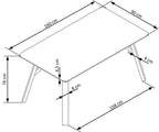 Masa extensibila HALIFAX, vedere 8