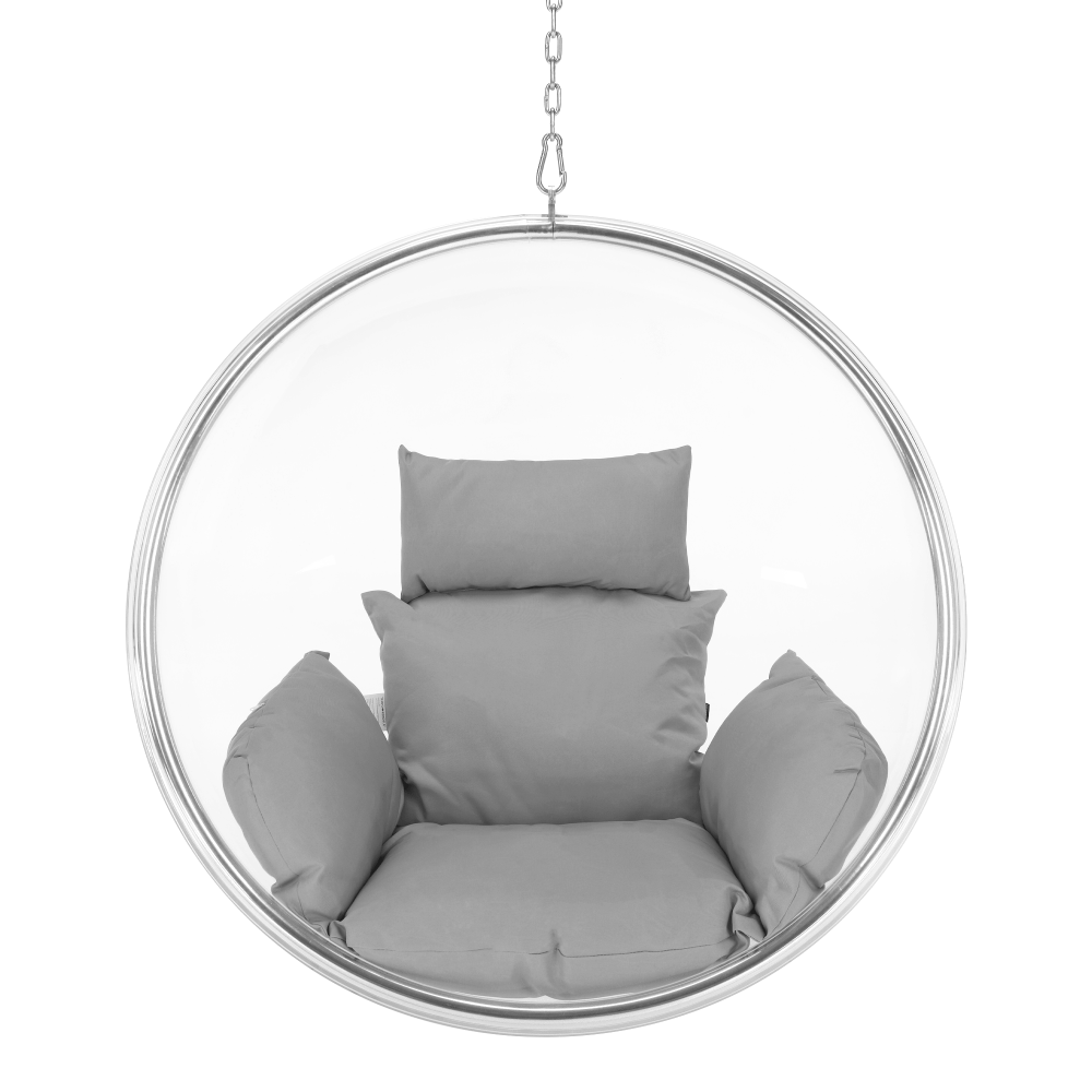 Fotoliu leagan BUBBLE, gri