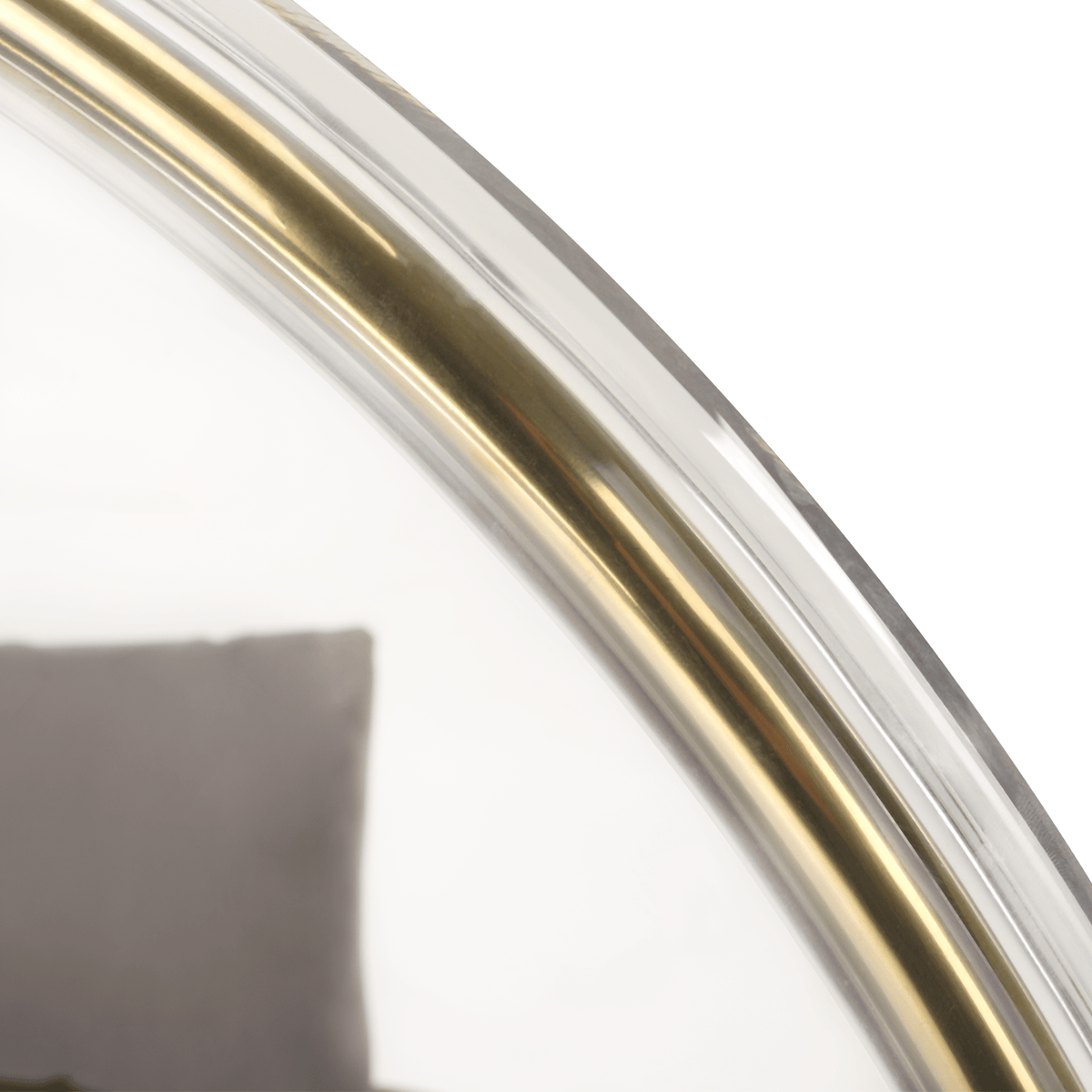 Fotoliu leagan BUBBLE, auriu / gri