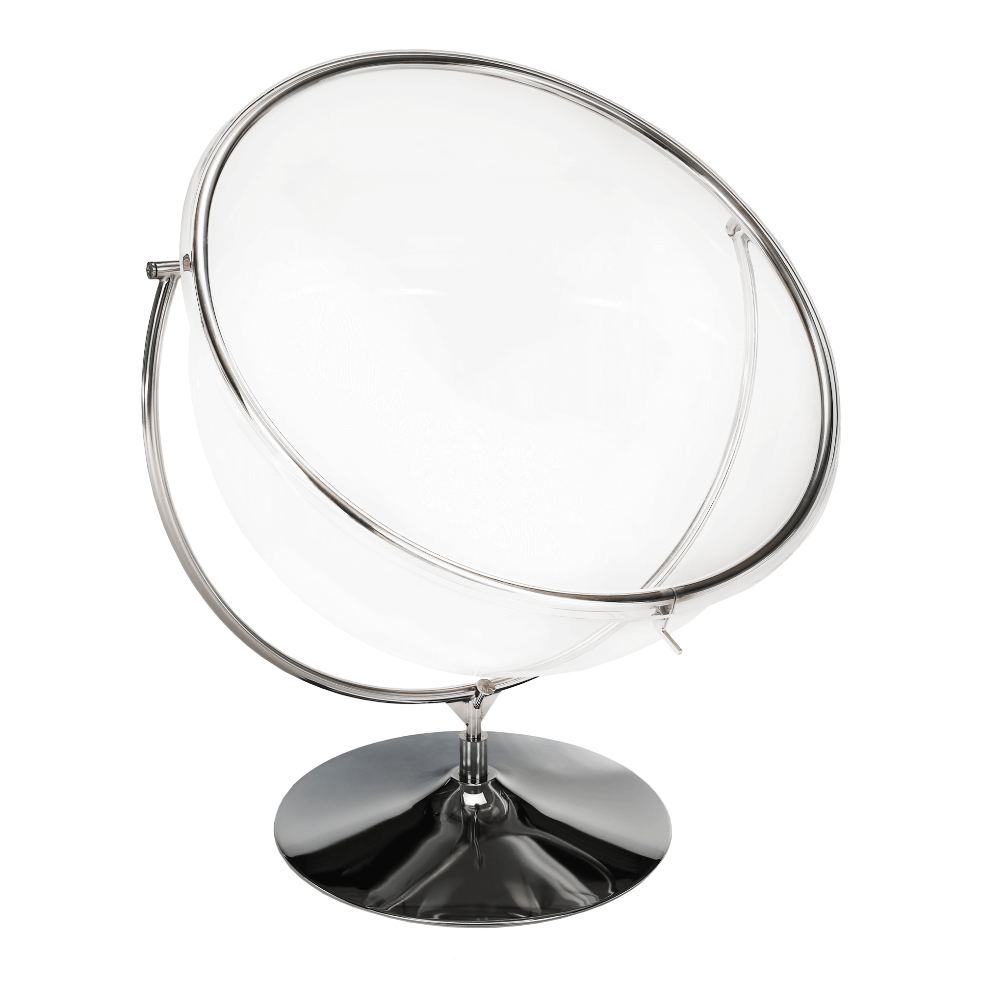 Fotoliu leagan BUBBLE, argintiu / gri