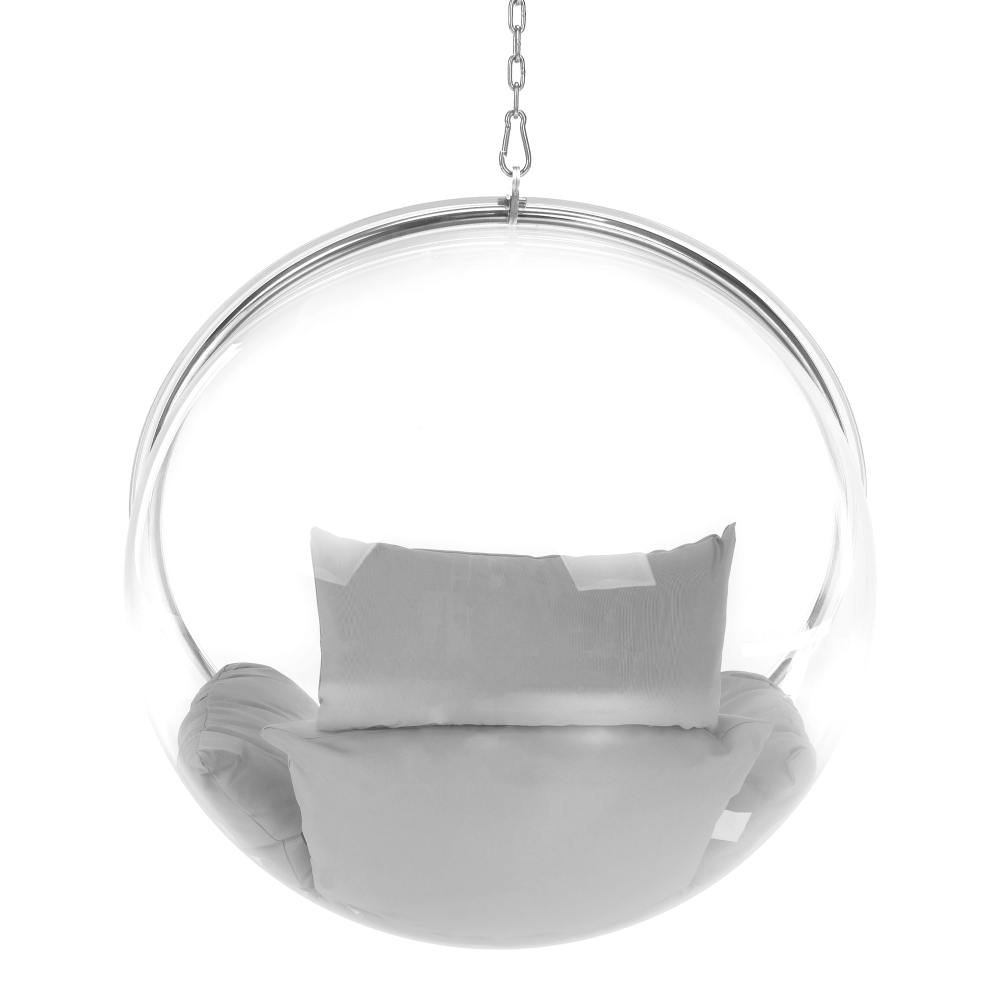 Fotoliu leagan BUBBLE, gri