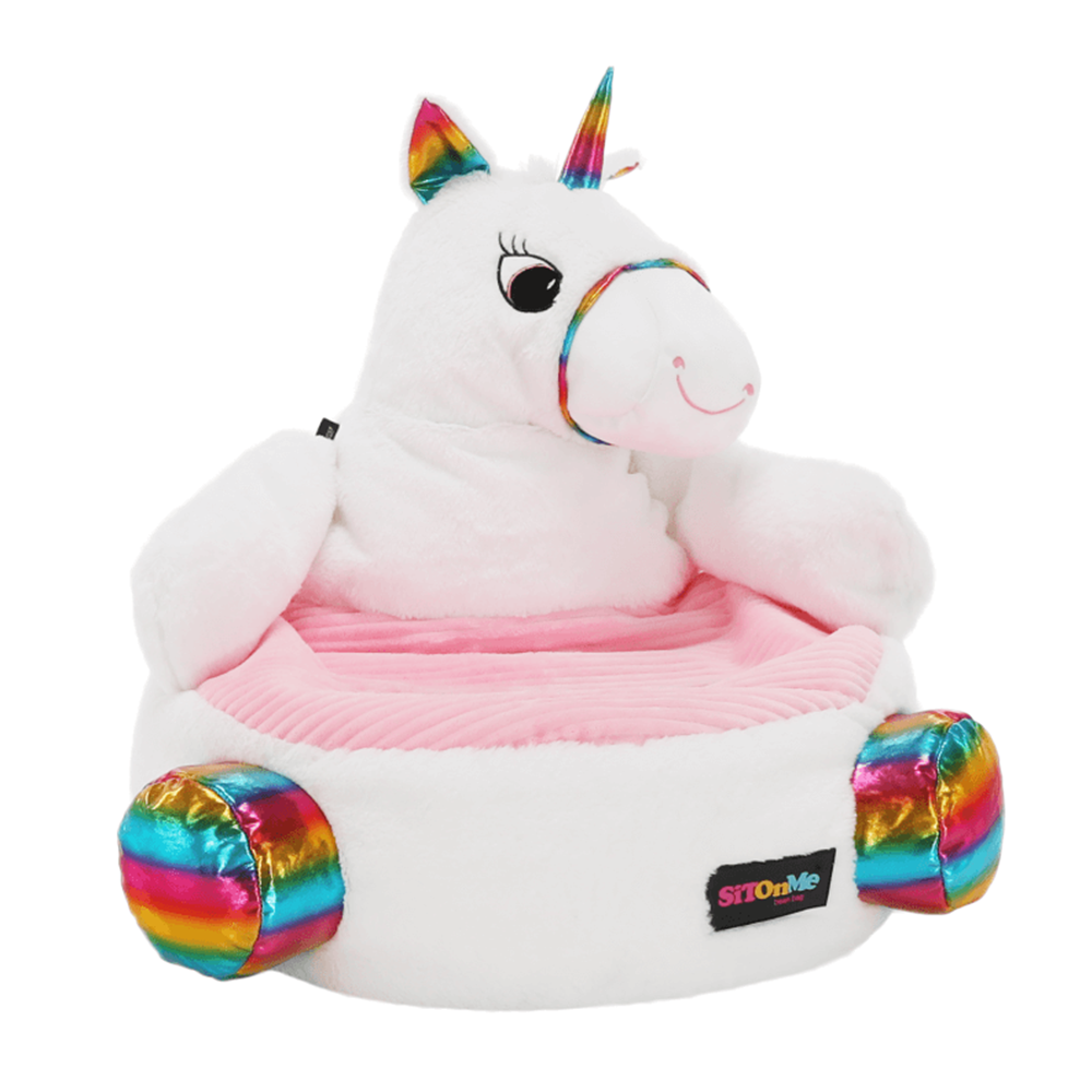 Fotoliu sac BUFEL, alb / roz