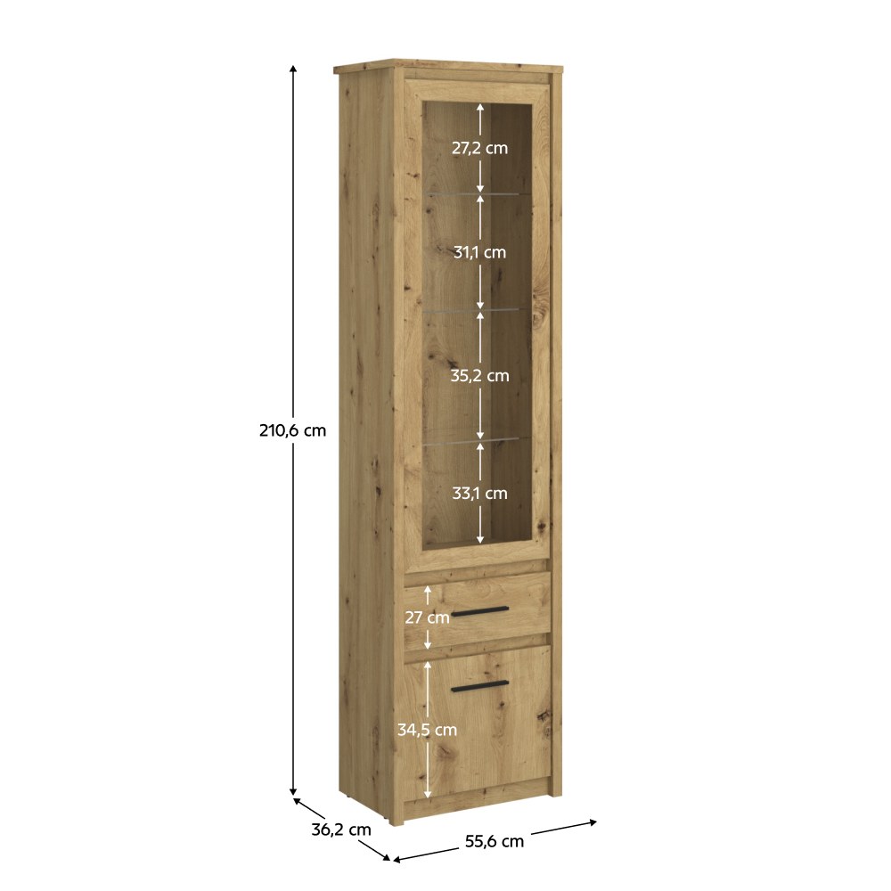 Bufet Airon – schiță cu dimensiuni