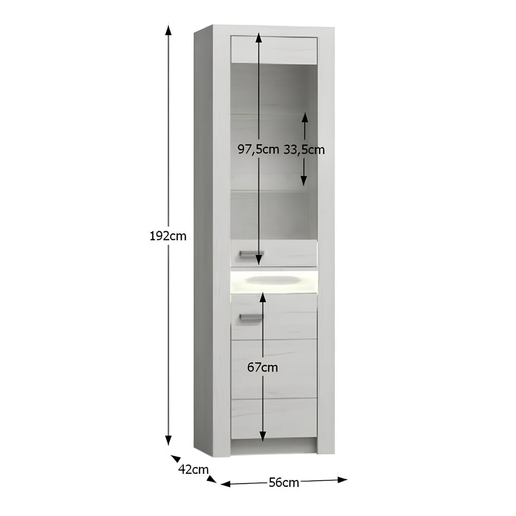 Bufet Infinity – schiță cu dimensiuni