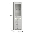 Bufet Infinity – schiță cu dimensiuni