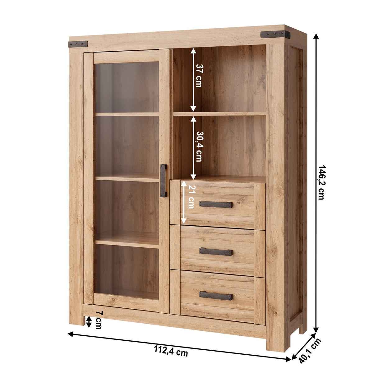 Bufet Moratiz – schiță cu dimensiuni