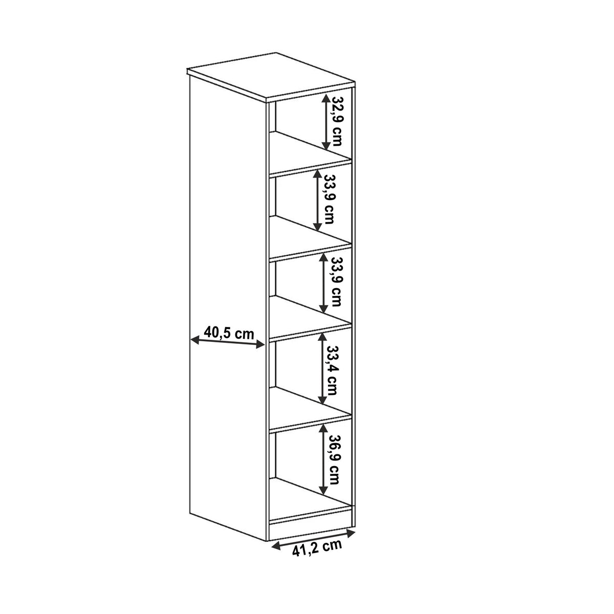 Bufet Tedy – schiță cu dimensiuni, imaginea 2