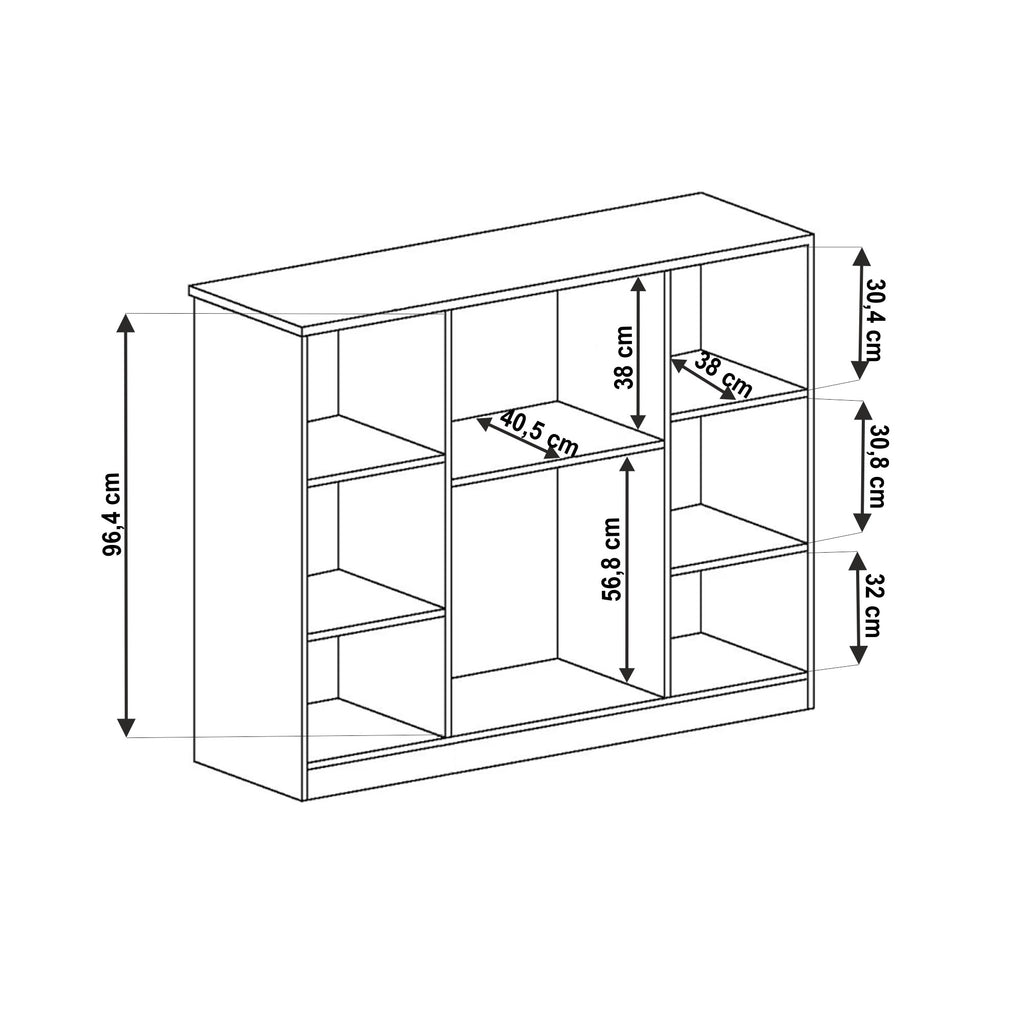 Bufet Tedy – schiță cu dimensiuni, imaginea 2