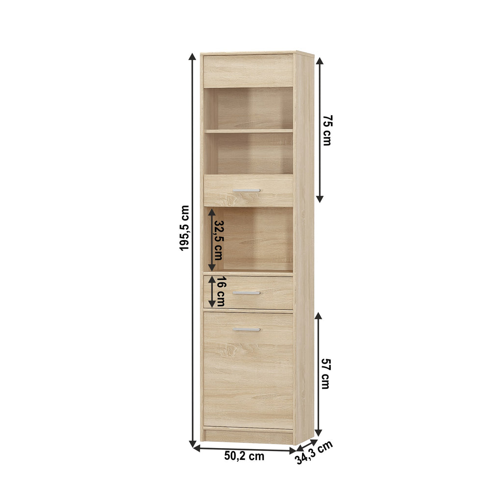 Bufet Teyo – schiță cu dimensiuni