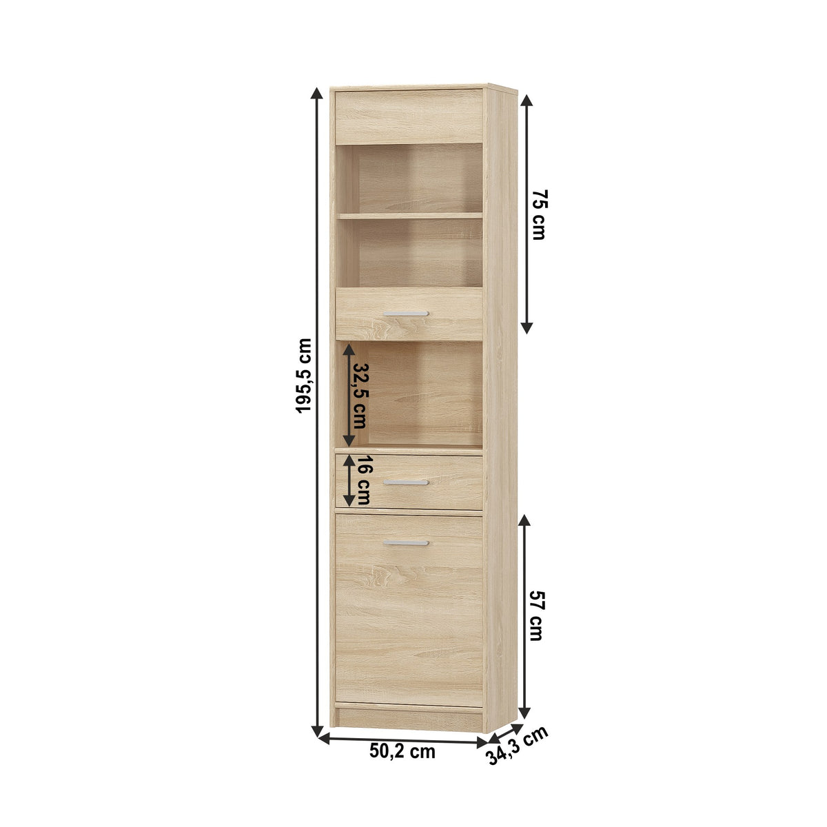 Bufet Teyo – schiță cu dimensiuni
