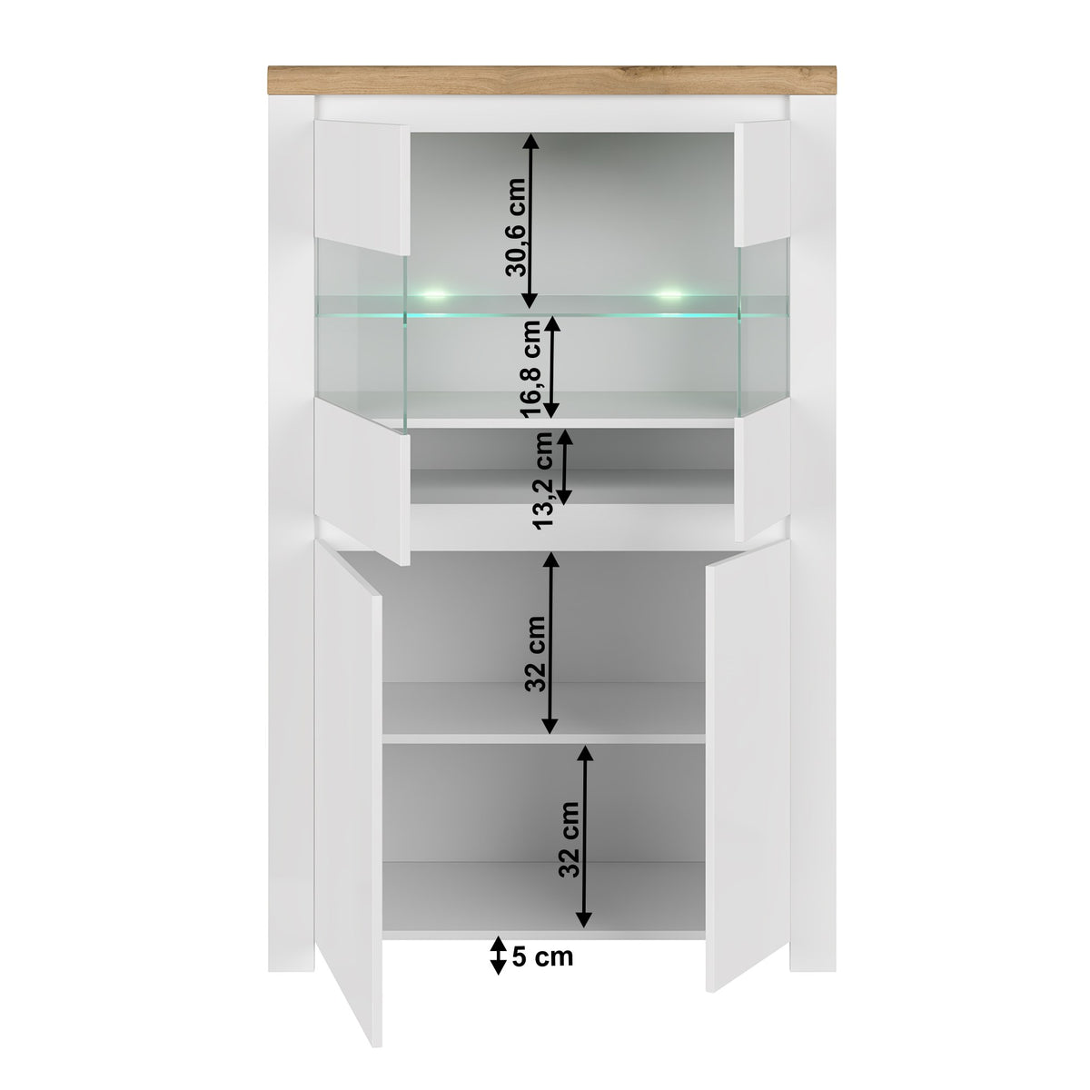 Bufet Vilgo – schiță cu dimensiuni