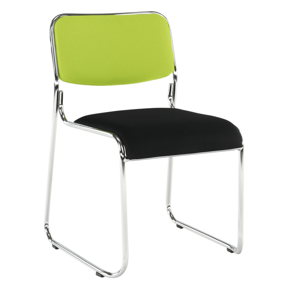 Scaun conferinta BULUT, verde/plasa neagra