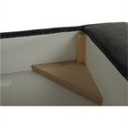Set canapea cu spatiu de depozitare, BUTON R