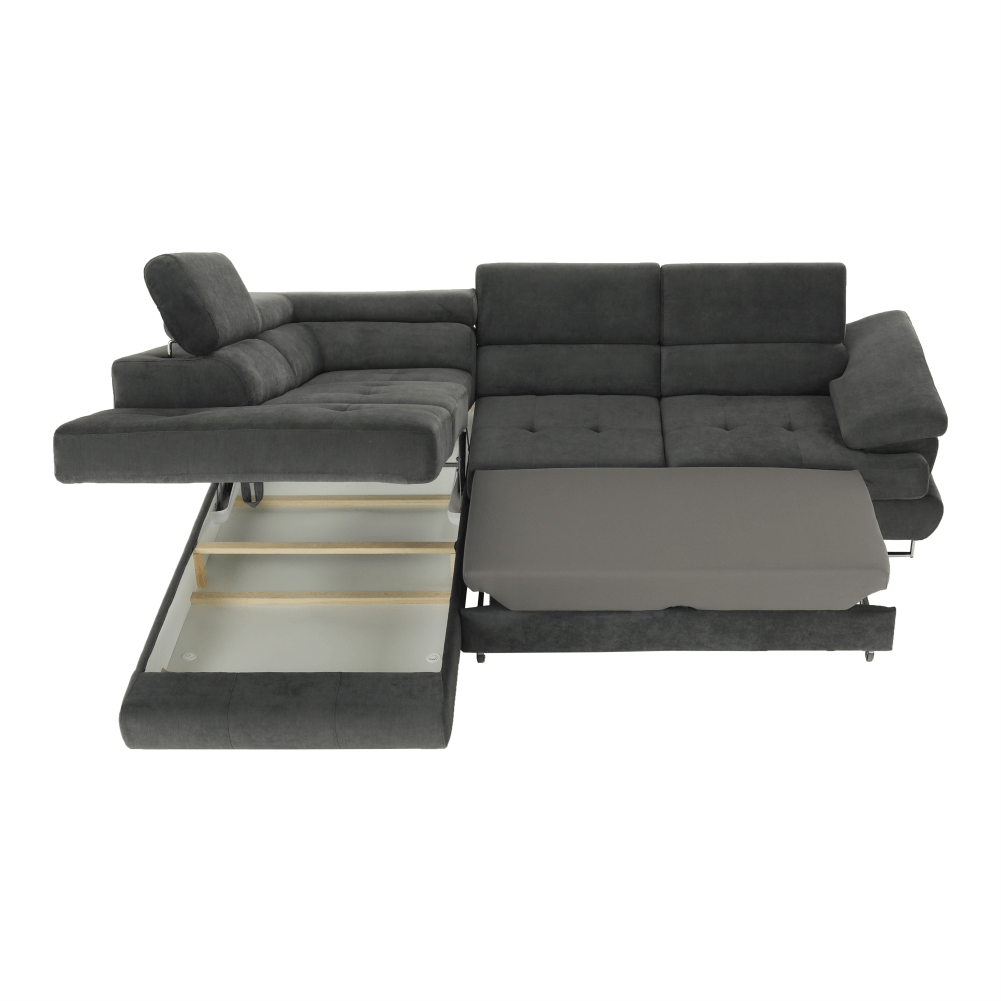 Set canapea cu spatiu de depozitare, BUTON R