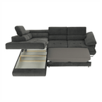 Set canapea cu spatiu de depozitare, BUTON R