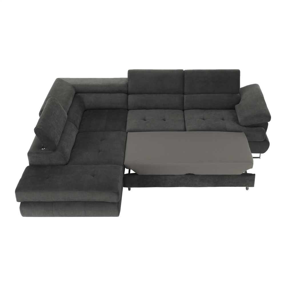 Set canapea cu spatiu de depozitare, BUTON R