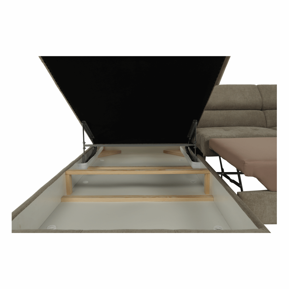 Set canapea cu spatiu de depozitare, BUTON R