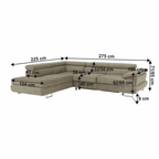 Set canapea cu spatiu de depozitare, BUTON R