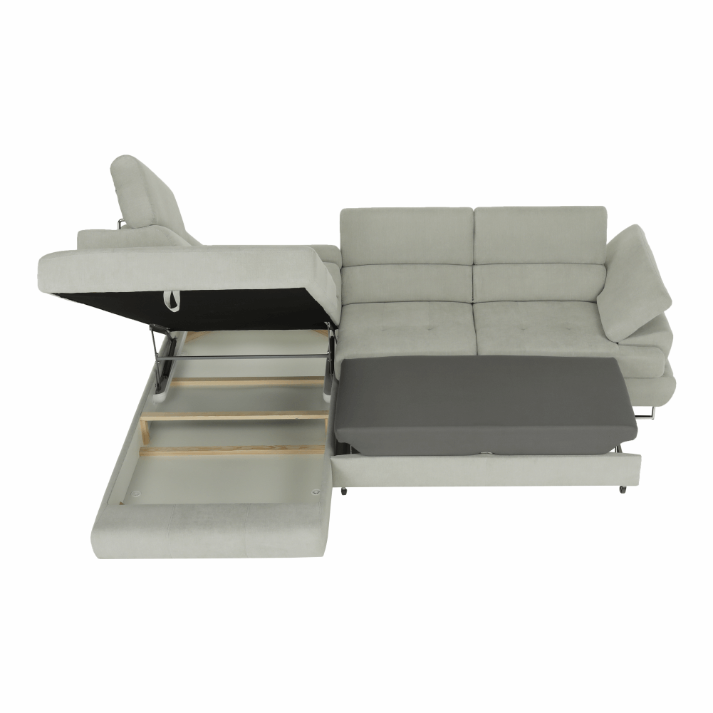 Set canapea cu spatiu de depozitare, BUTON R