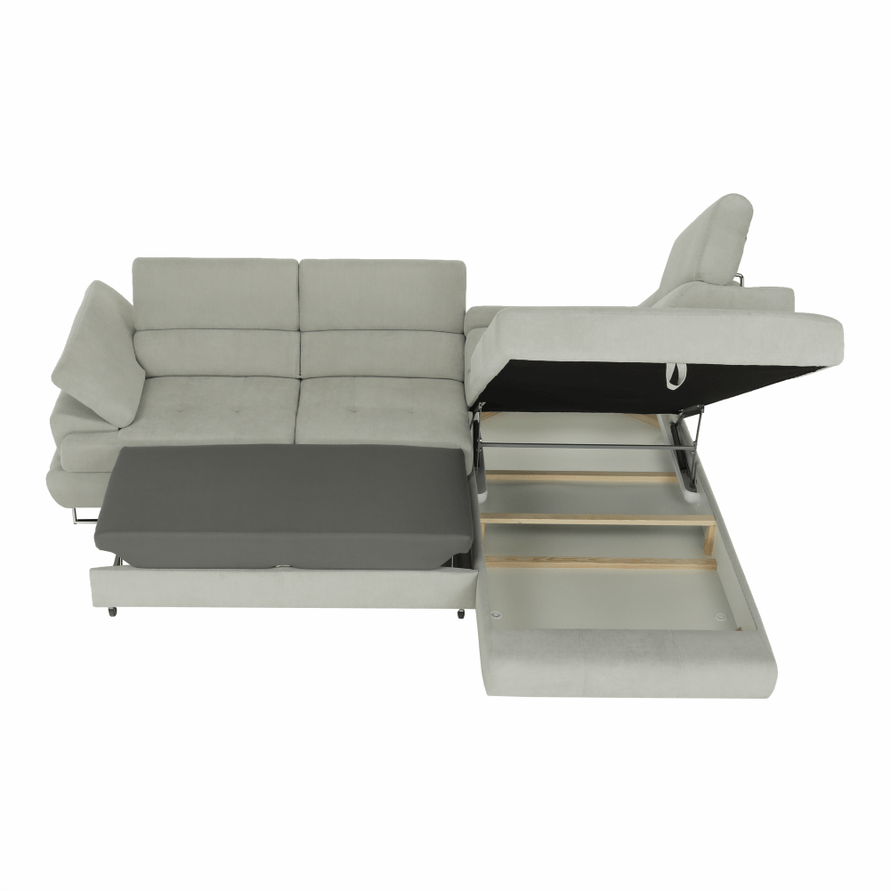 Set canapea cu spatiu de depozitare, BUTON R