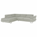 Set canapea BUTON P, gri deschis, material textil, stanga