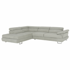 Set canapea BUTON P, gri deschis, material textil, stanga