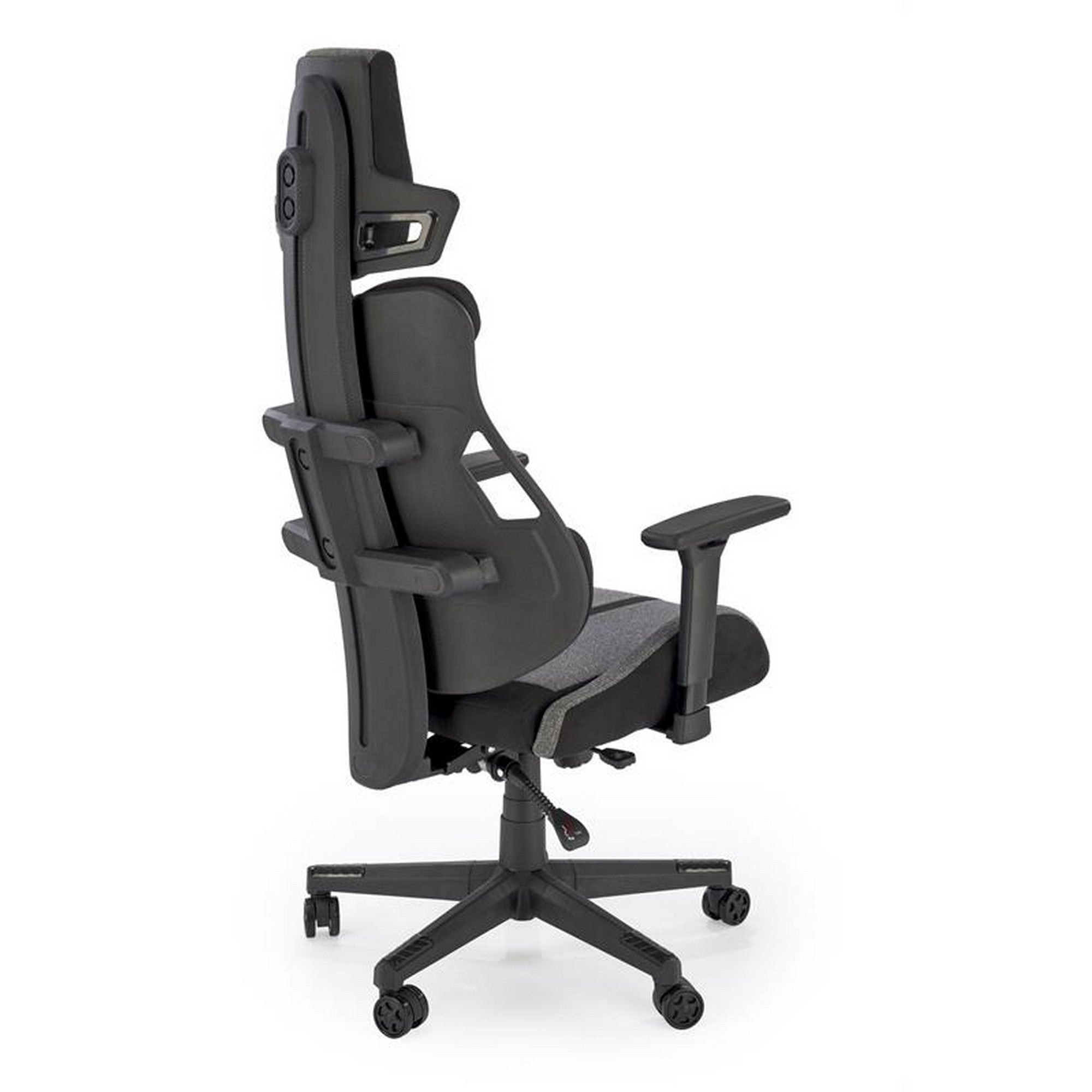 Scaun gaming NITRO 2, negru/rosu, piele ecologica/stofa/polipropilena, 66x68x130/137 cm