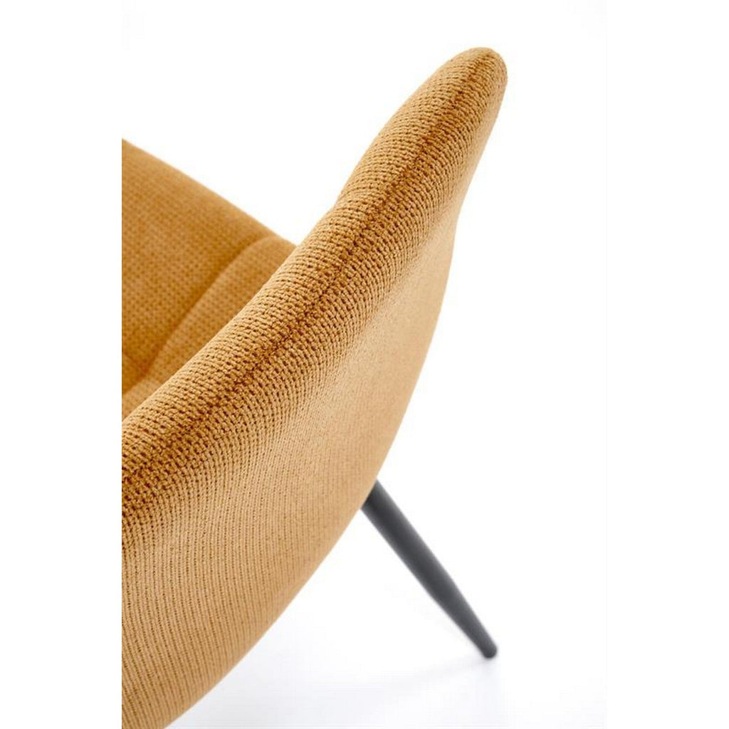 Scaun K560, galben mustar / negru