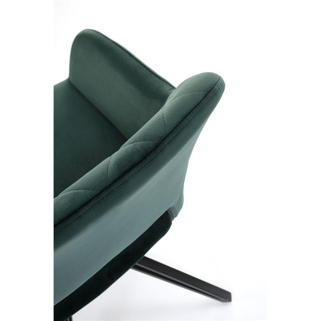 Scaun K535, verde inchis / negru