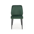 Scaun tapitat K432, verde inchis