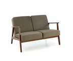 Canapea MILANO, verde olive / nuc inchis