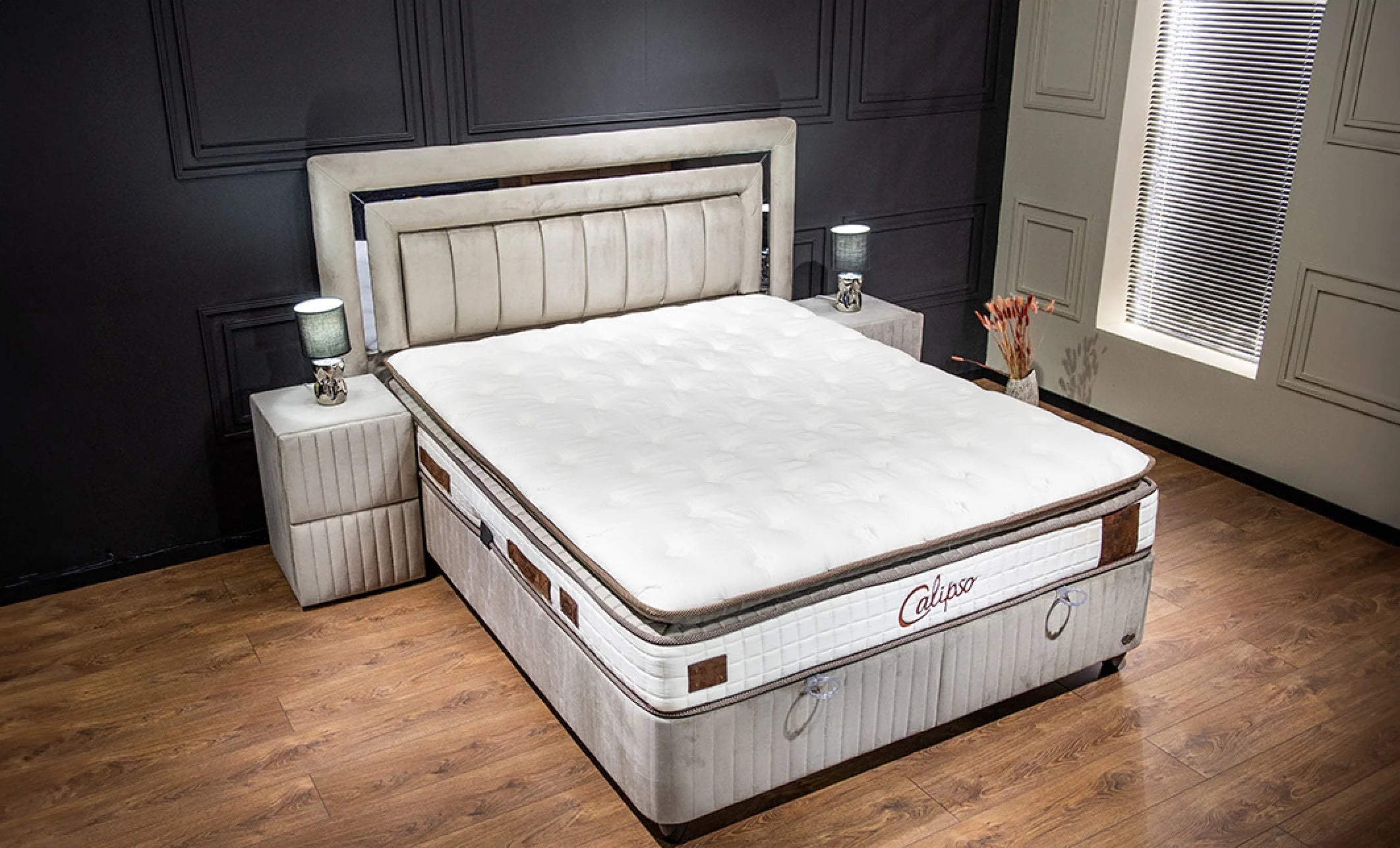 Pat tapitat Calipso Beige, vedere 6