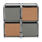 Comoda CAMILO, negru / maro / gri