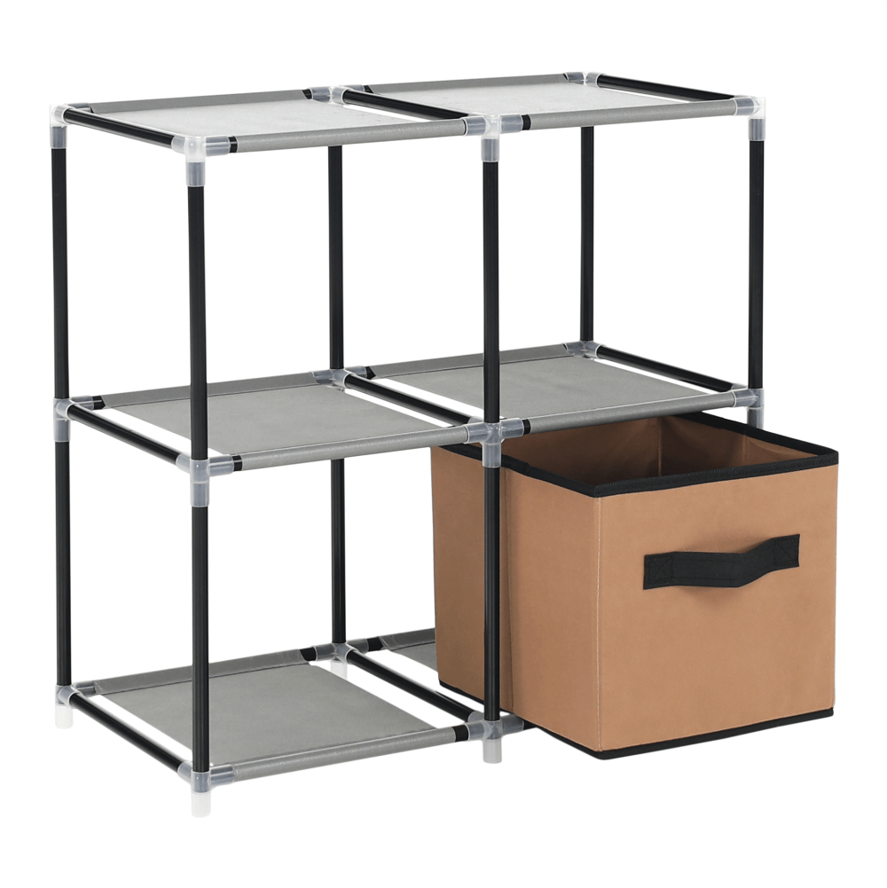 Comoda CAMILO, negru / maro / gri