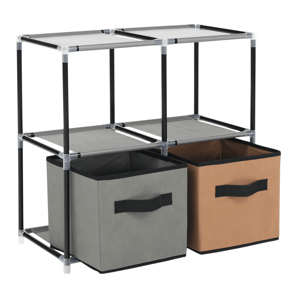 Comoda CAMILO, negru / maro / gri