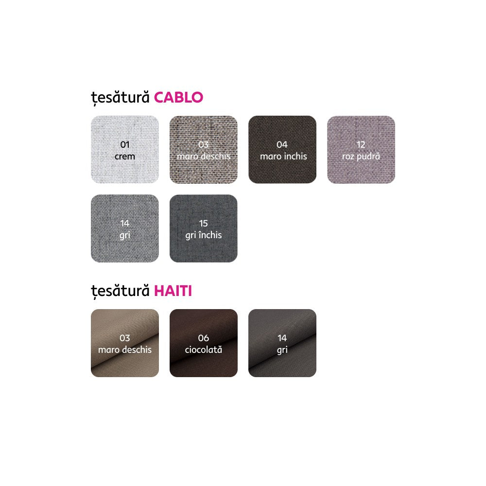 Canapea extensibilă Laurel – variantele de culoare disponibile