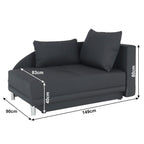 Canapea extensibilă Laurel – schiță cu dimensiuni