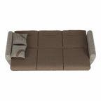 Canapea extensibilă Milo desfăcută, suprafață de dormit 122 x 190 cm