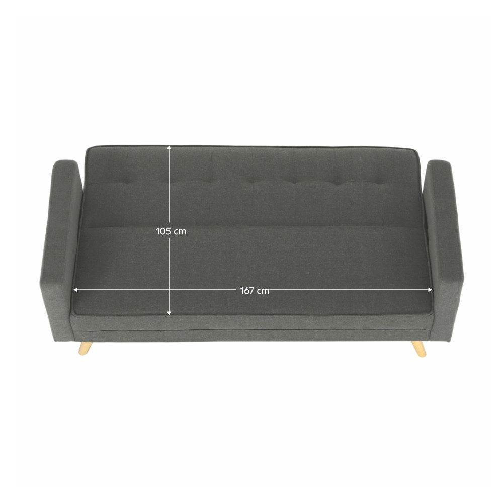 Canapea extensibilă Otisa – schiță cu dimensiuni, imaginea 2