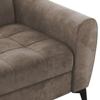 Detaliu tapițerie stofă maro – Canapea modulară Barelo