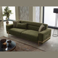Canapea Montana, verde, vedere din față