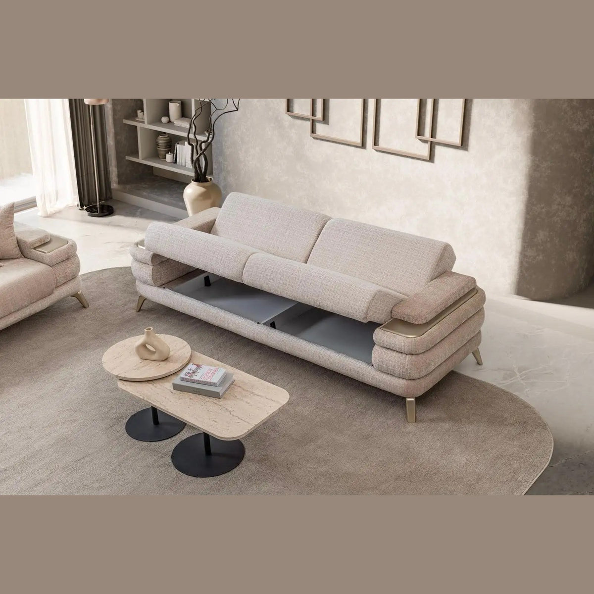 Canapea Santa în living
